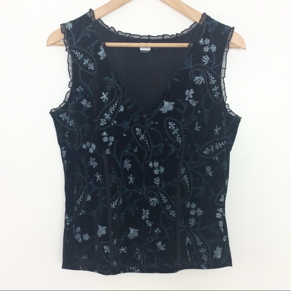 Studio 1940 | Tops | Studio 94 Sleeveless Floral Paisley Top | Poshmark